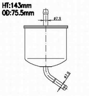 Топливный фильтр JS FS896M