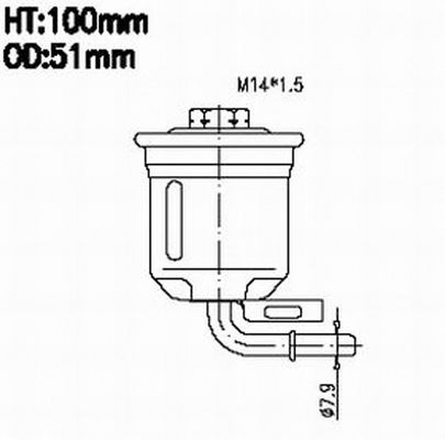Топливный фильтр JS FS3201