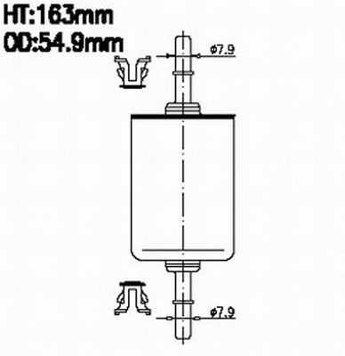 Топливный фильтр JS FS618J
