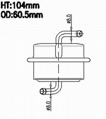 Топливный фильтр JS FS7095