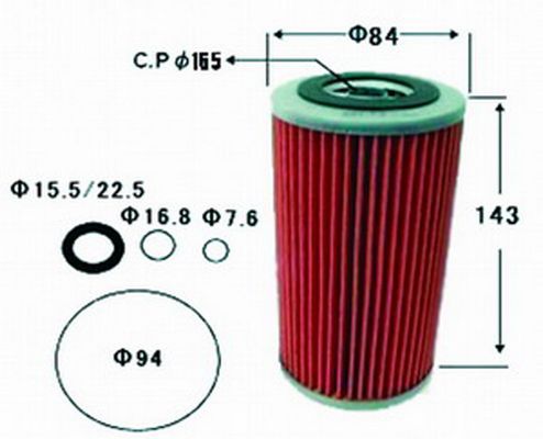 Масляный фильтр JS OE504J