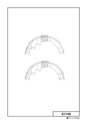 Комплект тормозных колодок KASHIYAMA K1146