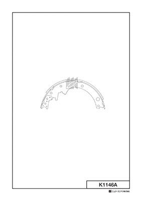 Комплект тормозных колодок KASHIYAMA K1146A