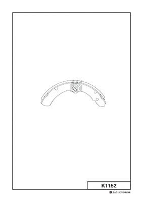 Комплект тормозных колодок KASHIYAMA K1152