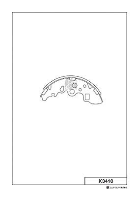 Комплект тормозных колодок KASHIYAMA K3410