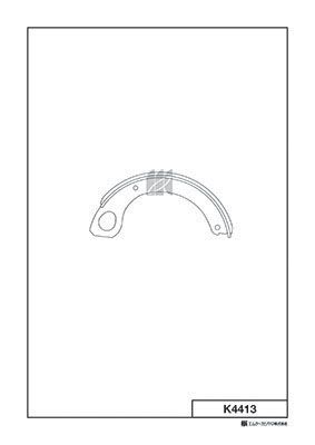 Комплект тормозных колодок KASHIYAMA K4413