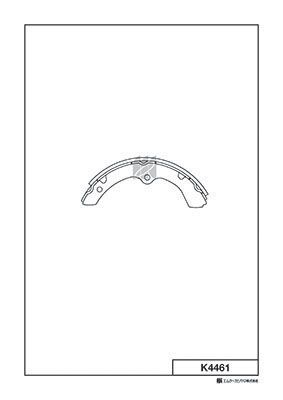 Комплект тормозных колодок KASHIYAMA K4461