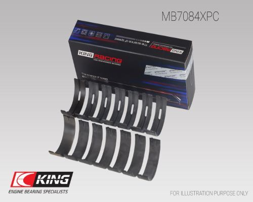Комплект подшипников коленчатого вала KING MB7084XPC