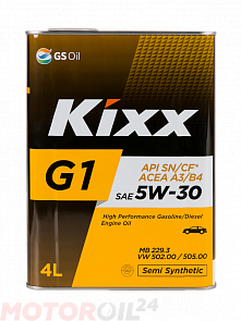 KIXX G1 5W-30 API SN/CF, ACEA A3/B4 KIXX L531044TE1