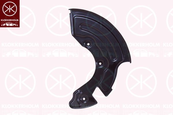 Отражатель, диск тормозного механизма KLOKKERHOLM 0018376
