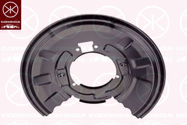 Отражатель, диск тормозного механизма KLOKKERHOLM 0061878