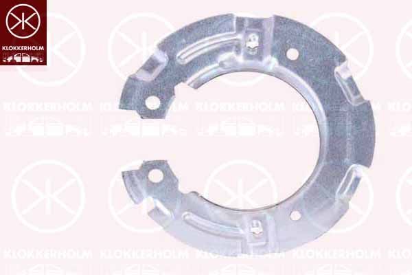 Отражатель, диск тормозного механизма KLOKKERHOLM 0085870