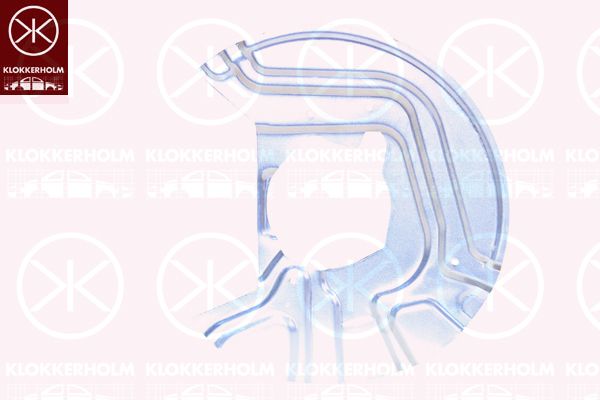 Отражатель, диск тормозного механизма KLOKKERHOLM 0093377