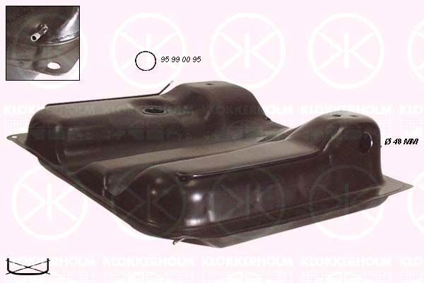 Топливный бак KLOKKERHOLM 9557009
