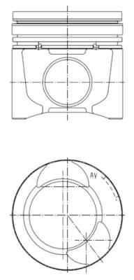 Поршень KOLBENSCHMIDT 40074600