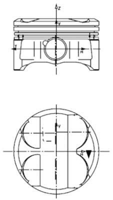 Поршень KOLBENSCHMIDT 40086620