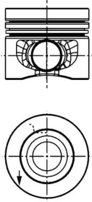 Поршень KOLBENSCHMIDT 40353620