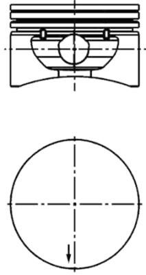 Поршень KOLBENSCHMIDT 40380620