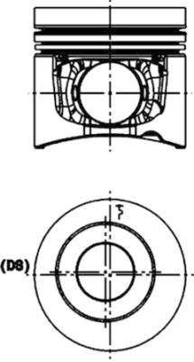 Поршень KOLBENSCHMIDT 40440600
