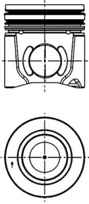 Поршень KOLBENSCHMIDT 41077600