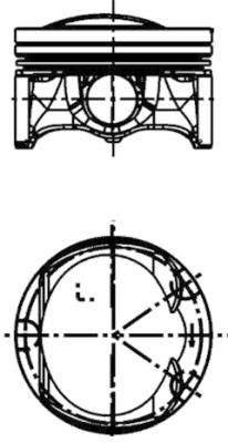 Поршень KOLBENSCHMIDT 41197600
