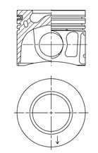 Поршень KOLBENSCHMIDT 41252600