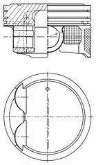 Поршень KOLBENSCHMIDT 41514600