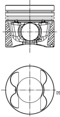 Поршень KOLBENSCHMIDT 41714600