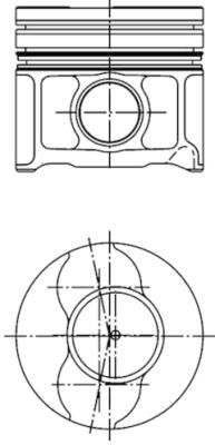 Поршень KOLBENSCHMIDT 41795600