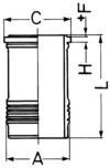 Гильза цилиндра KOLBENSCHMIDT 89420110