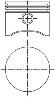 Поршень KOLBENSCHMIDT 94132700