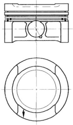 Поршень KOLBENSCHMIDT 94503710