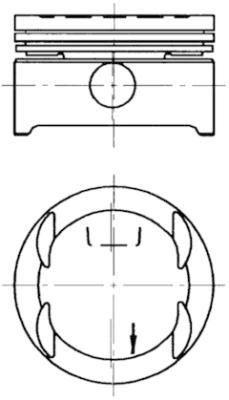 Поршень KOLBENSCHMIDT 94637620