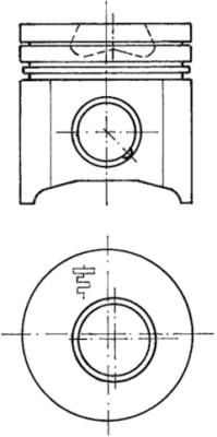 Поршень KOLBENSCHMIDT 94701600