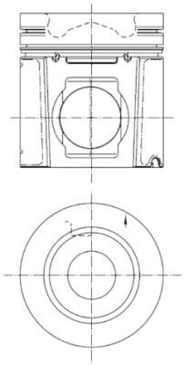 Поршень KOLBENSCHMIDT 99353600