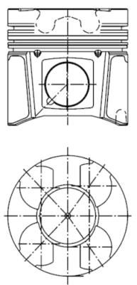 Поршень KOLBENSCHMIDT 99433600