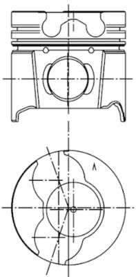 Поршень KOLBENSCHMIDT 99561620