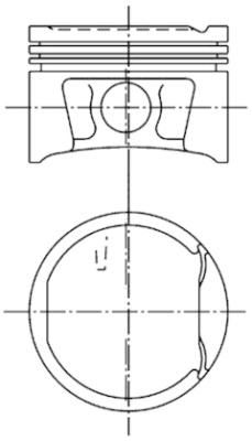 Поршень KOLBENSCHMIDT 99746610
