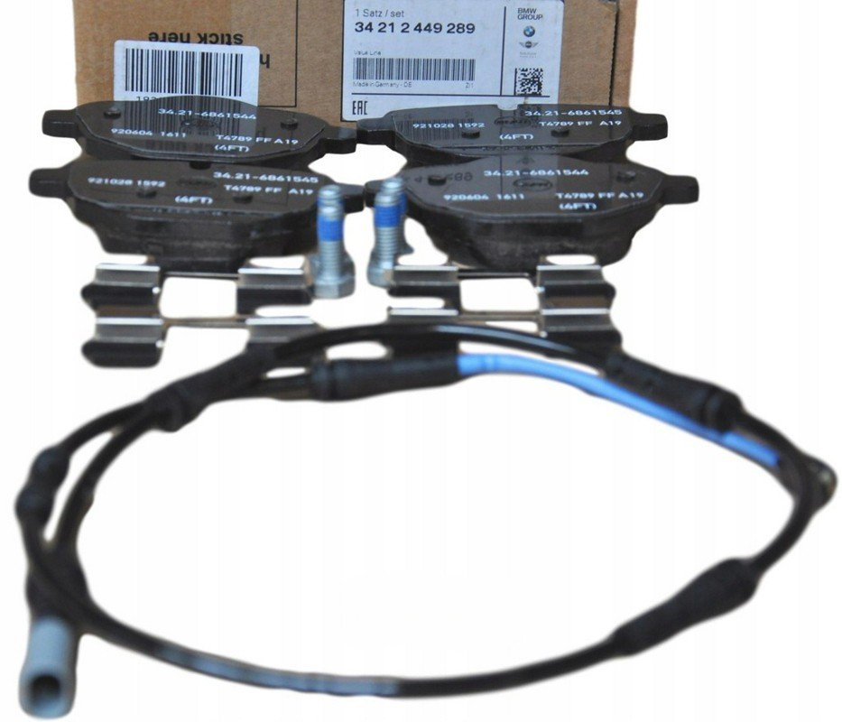 Колодки задние, датчик
 BMW 34212449289