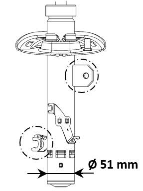 Амортизатор KYB 3338005