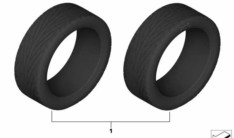 Шина 245/45R20 103W Pirelli P-Zero R-F
 BMW 36122467509