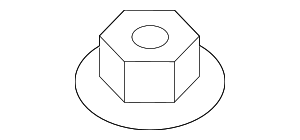 Гайка шестигранная
 BMW 37106862130