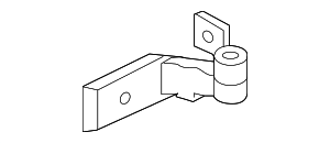Tьrscharnier Hinten Unten Links
 BMW 41007495993