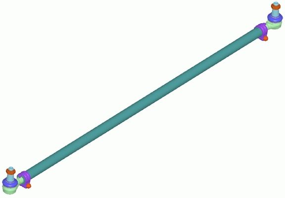 Поперечная рулевая тяга LEMFORDER 3866901