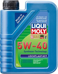LIQUI MOLY Leichtlauf HC 7 SAE 5W-40 1 л. LIQUI MOLY 1346