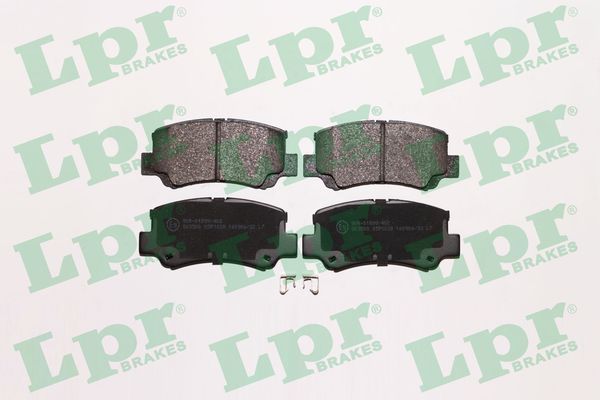 Комплект тормозных колодок, дисковый тормоз LPR 05P1028