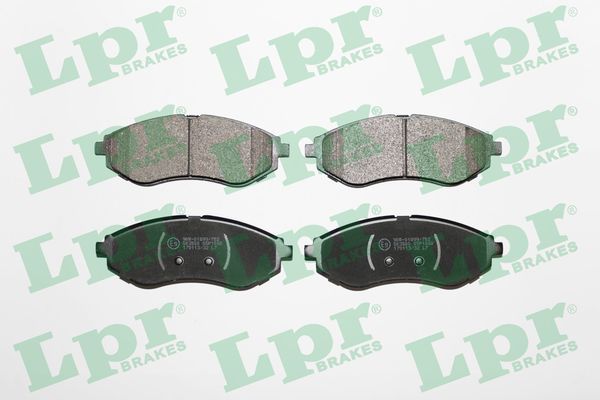 Комплект тормозных колодок, дисковый тормоз LPR 05P1080