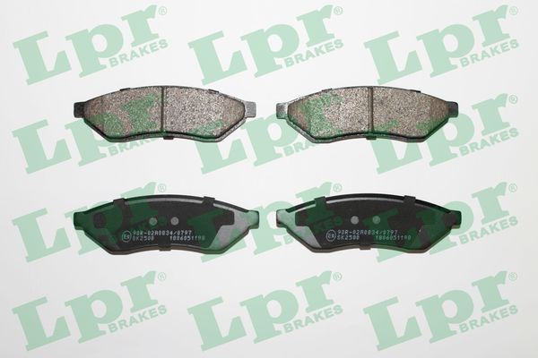 Комплект тормозных колодок, дисковый тормоз LPR 05P1198