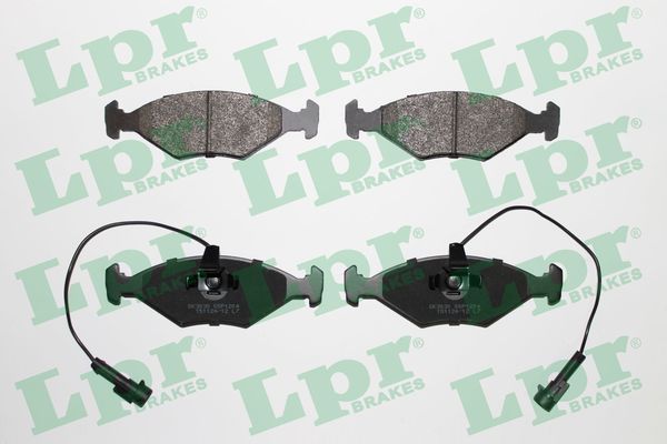 Комплект тормозных колодок, дисковый тормоз LPR 05P1204