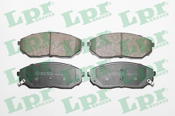 Комплект тормозных колодок, дисковый тормоз LPR 05P1207